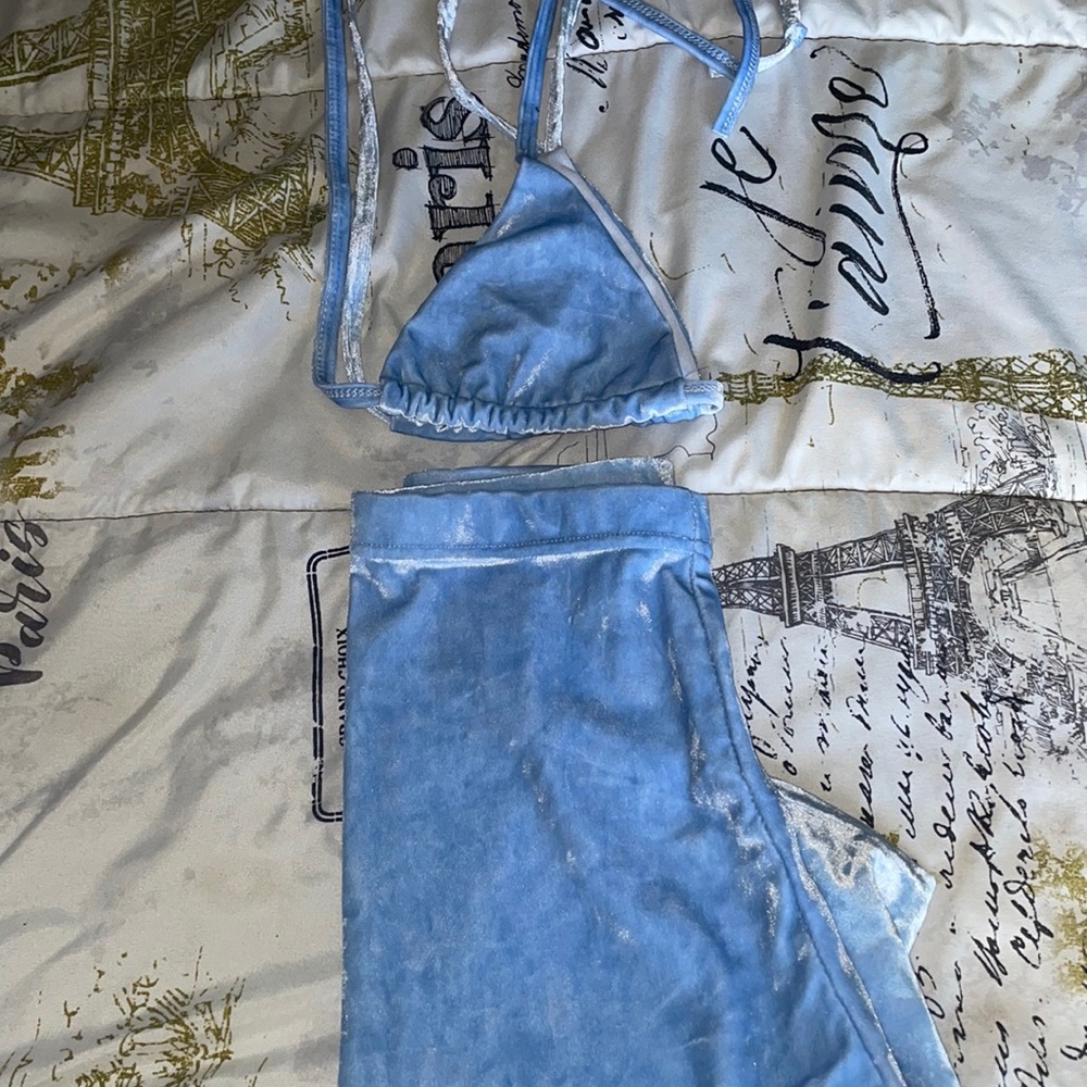Two piece velvet set